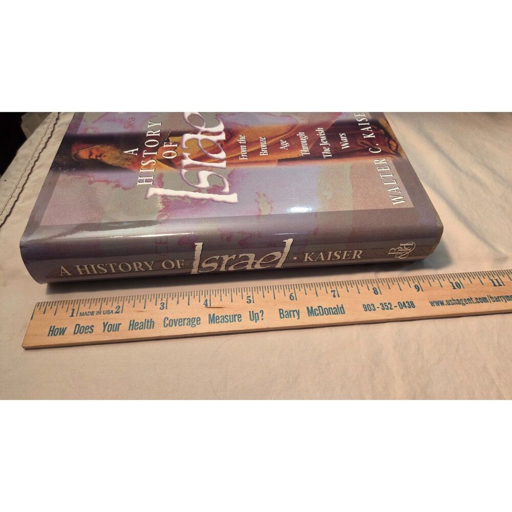 A History of Israel Hardcover Walter C Kaiser Jr 1998 First Edition Clean